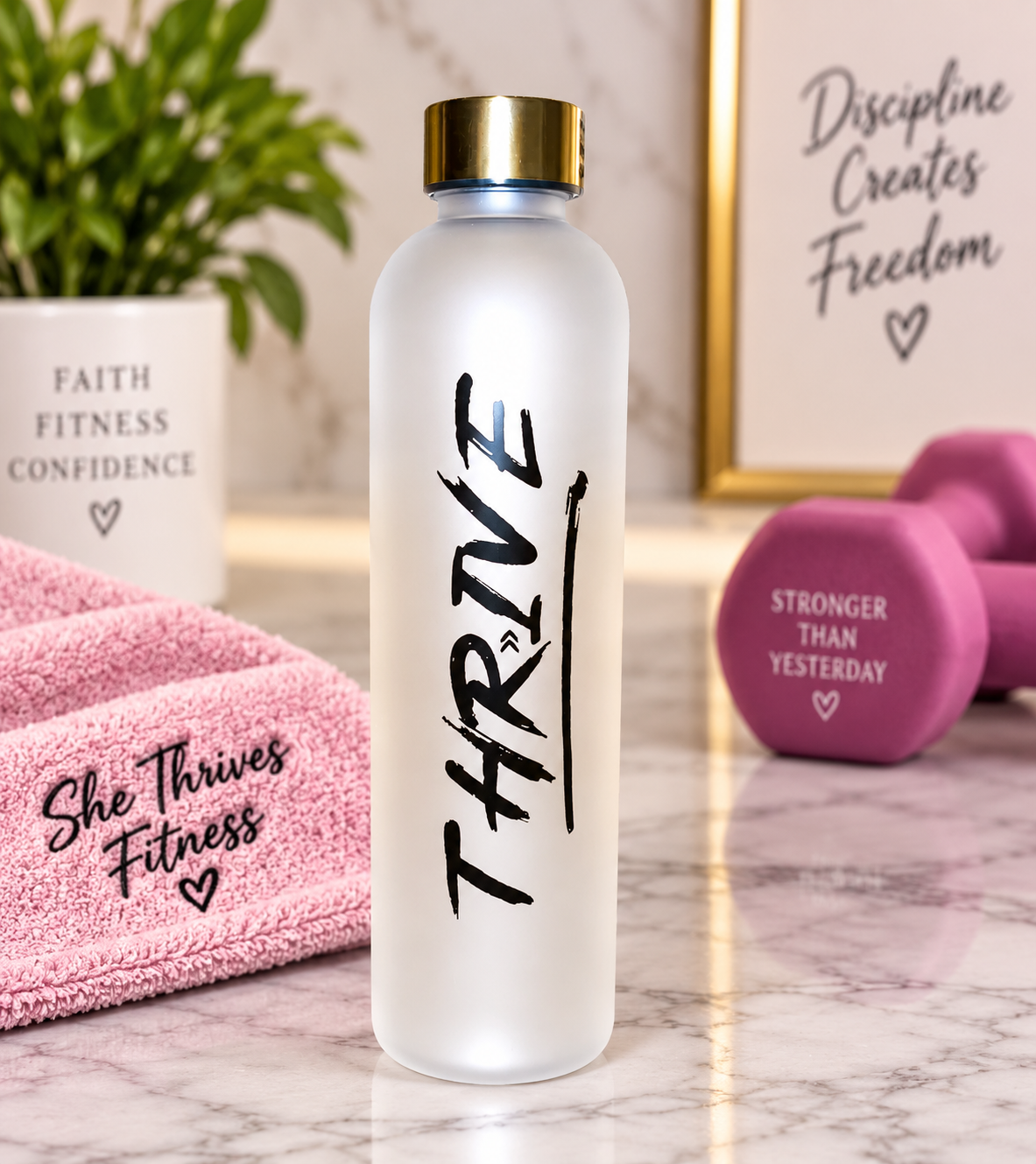 Time Marker Water Bottle